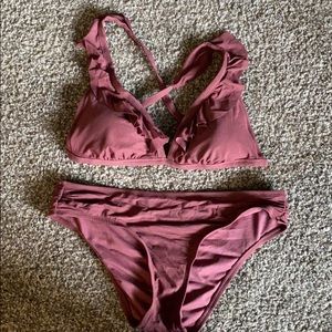Bikini with ruffles